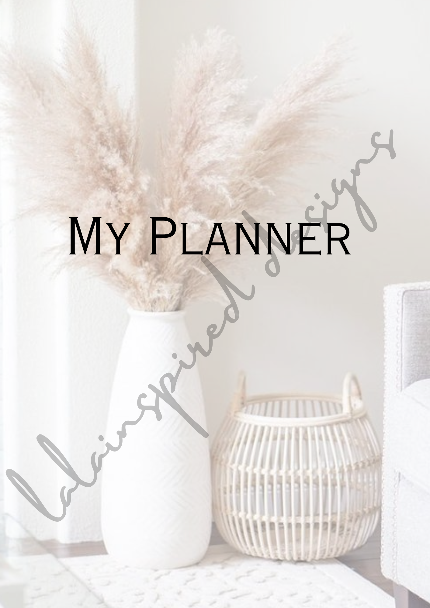 Boho Style Planner, 10 Page Printable