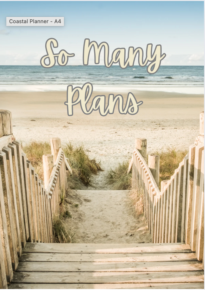 Coastal Breeze Planner – 10-Page Digital Download 🌊✨